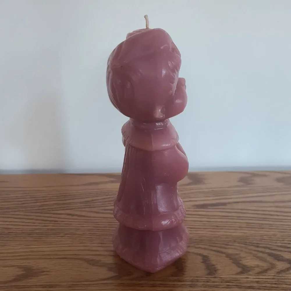 Vintage Candle - Novelty Wax Candle - CHOIRBOY CARRYING A CANDLE - Rare Unique